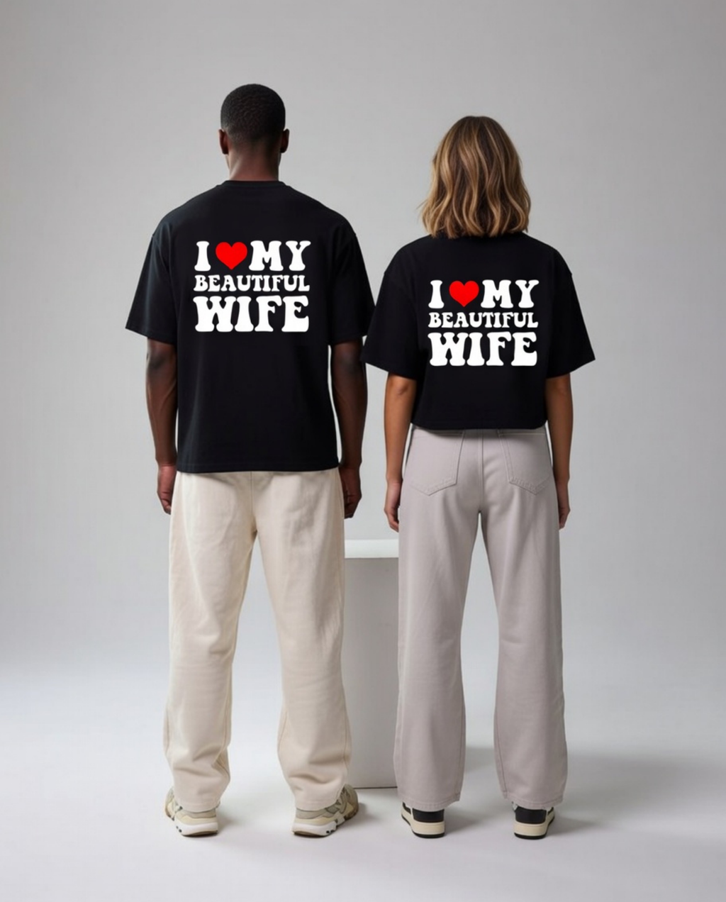 I Love My Wife Unisex Baskılı T-Shirt