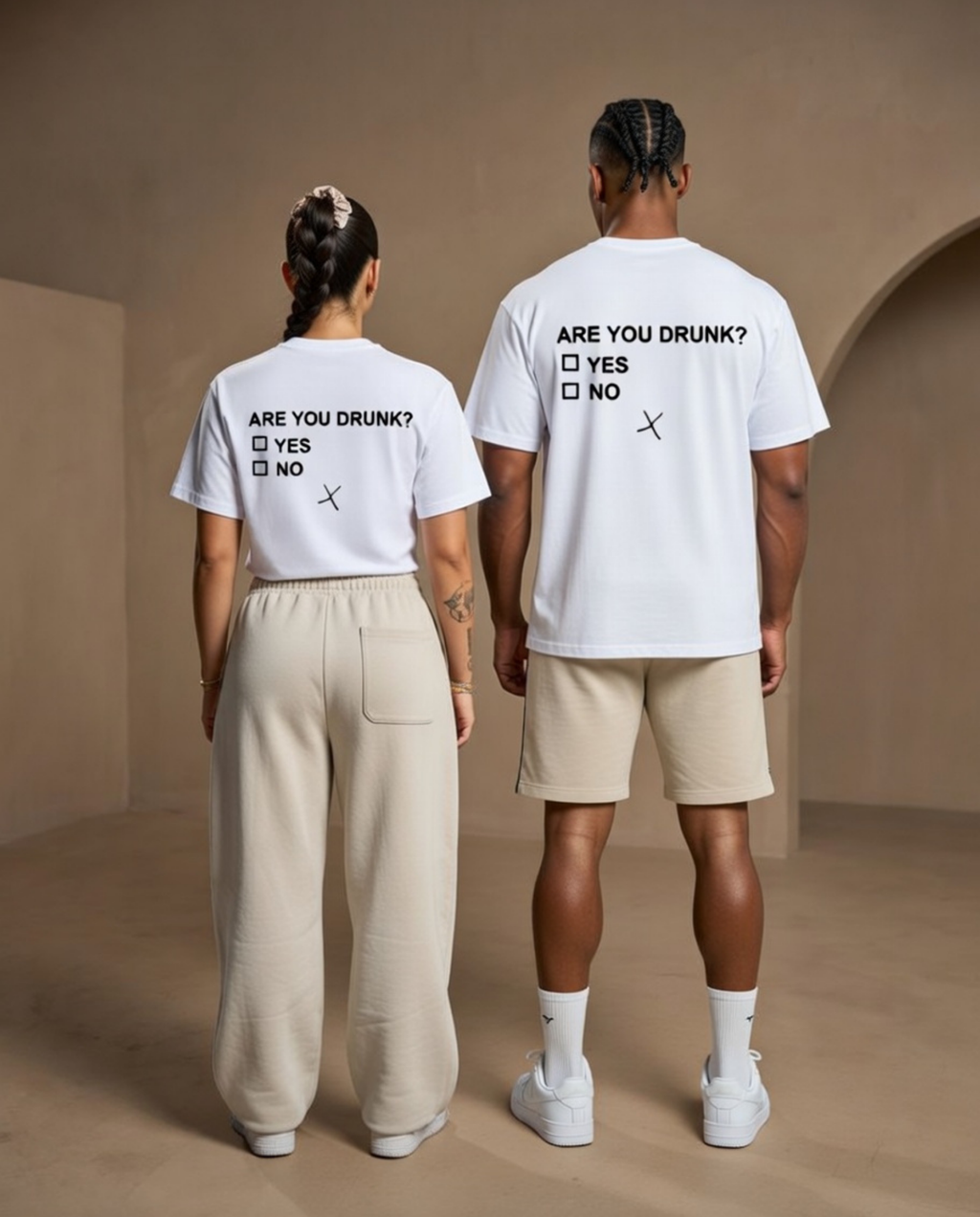 Are You Drunk? Unisex Baskılı T-Shirt