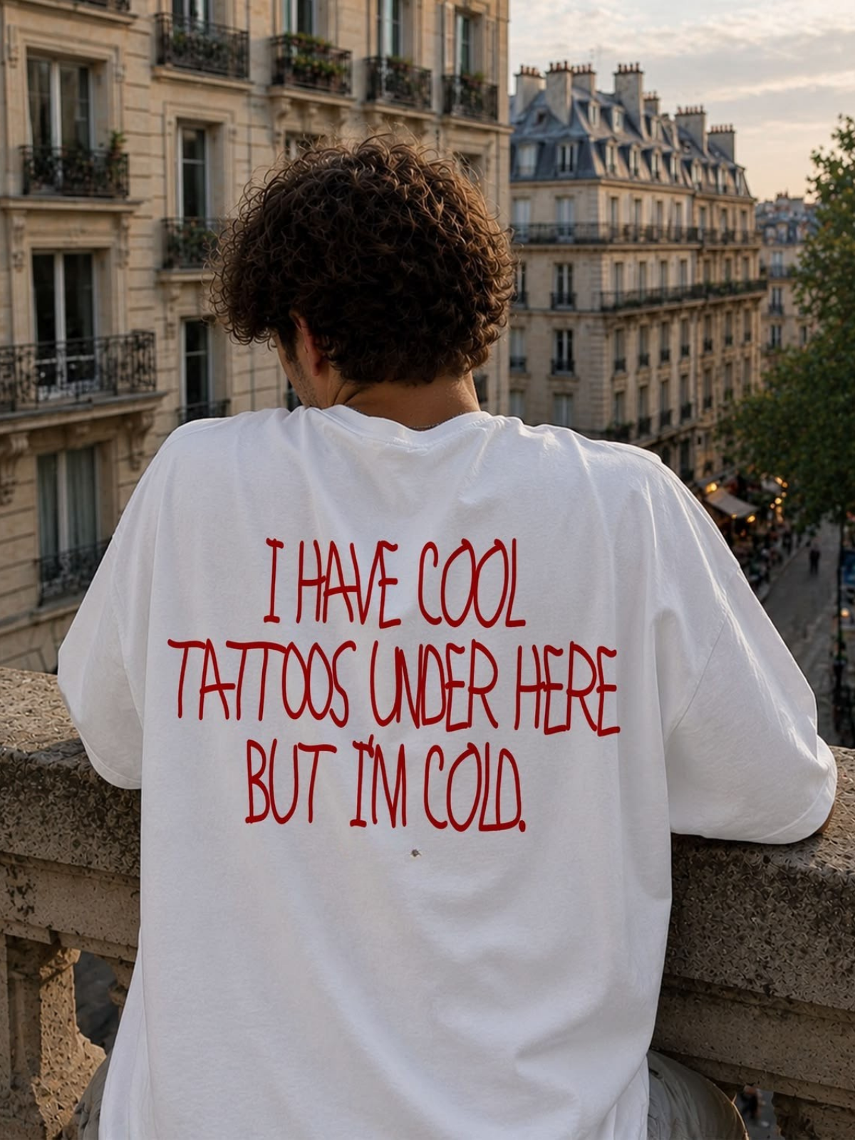I Have Cool Tattoos Under Here Unisex T-Shirt
