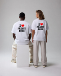 I ❤️ Pretty Boys Unisex Baskılı T-Shirt