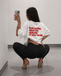 F*ck Nudes, Send Me Your Smile Unisex Baskılı T-Shirt