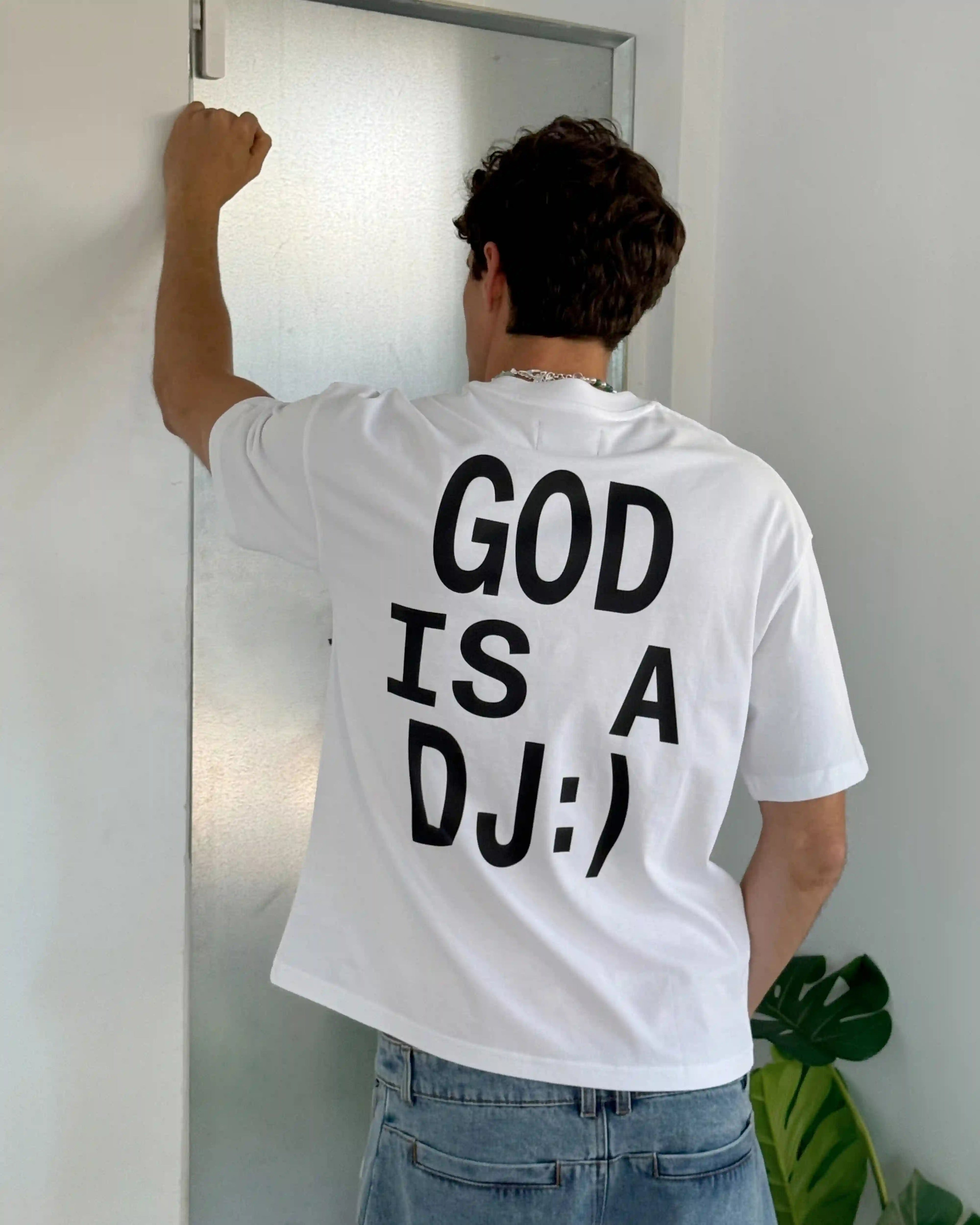 God is a DJ Unisex T-Shirt