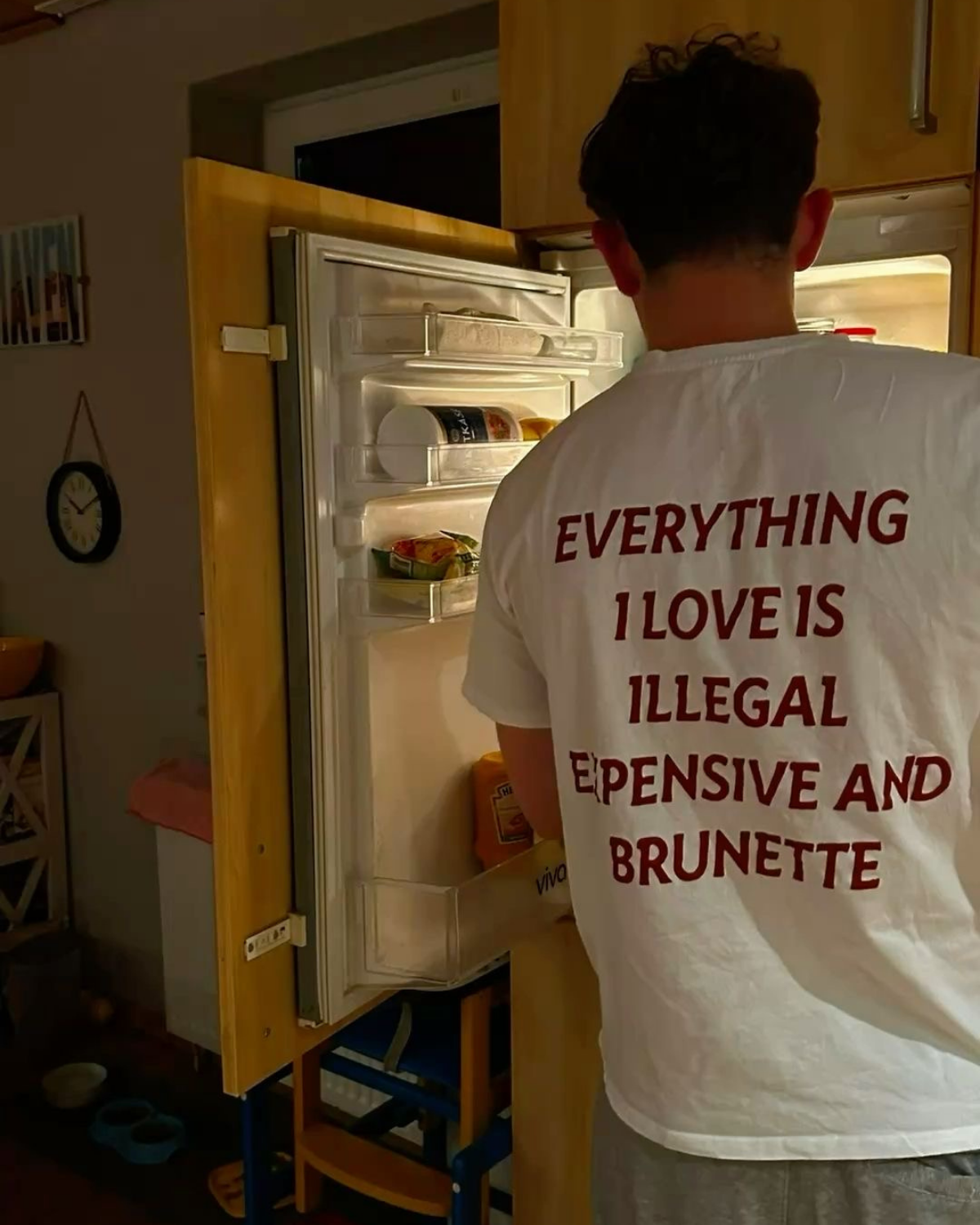 I love Illegal and Expensive Brunette Unisex T-Shirt