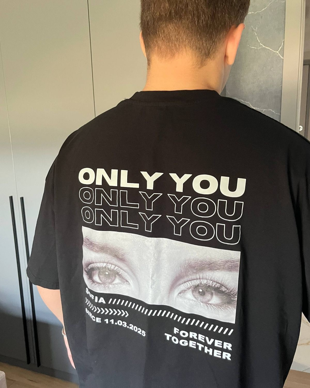 Only You Kişiselleştirilebilir Baskılı Unisex T-Shirt