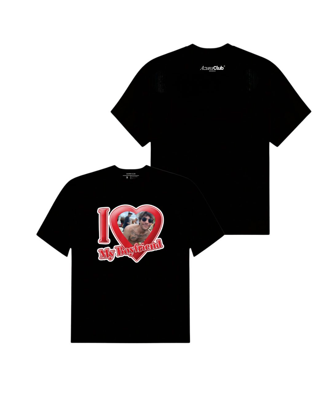 Fotoğraflı I ❤️ My Boyfriend Unisex T-Shirt
