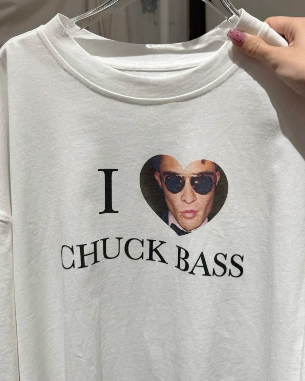 Chuck Bass Baskılı Unisex T-Shirt