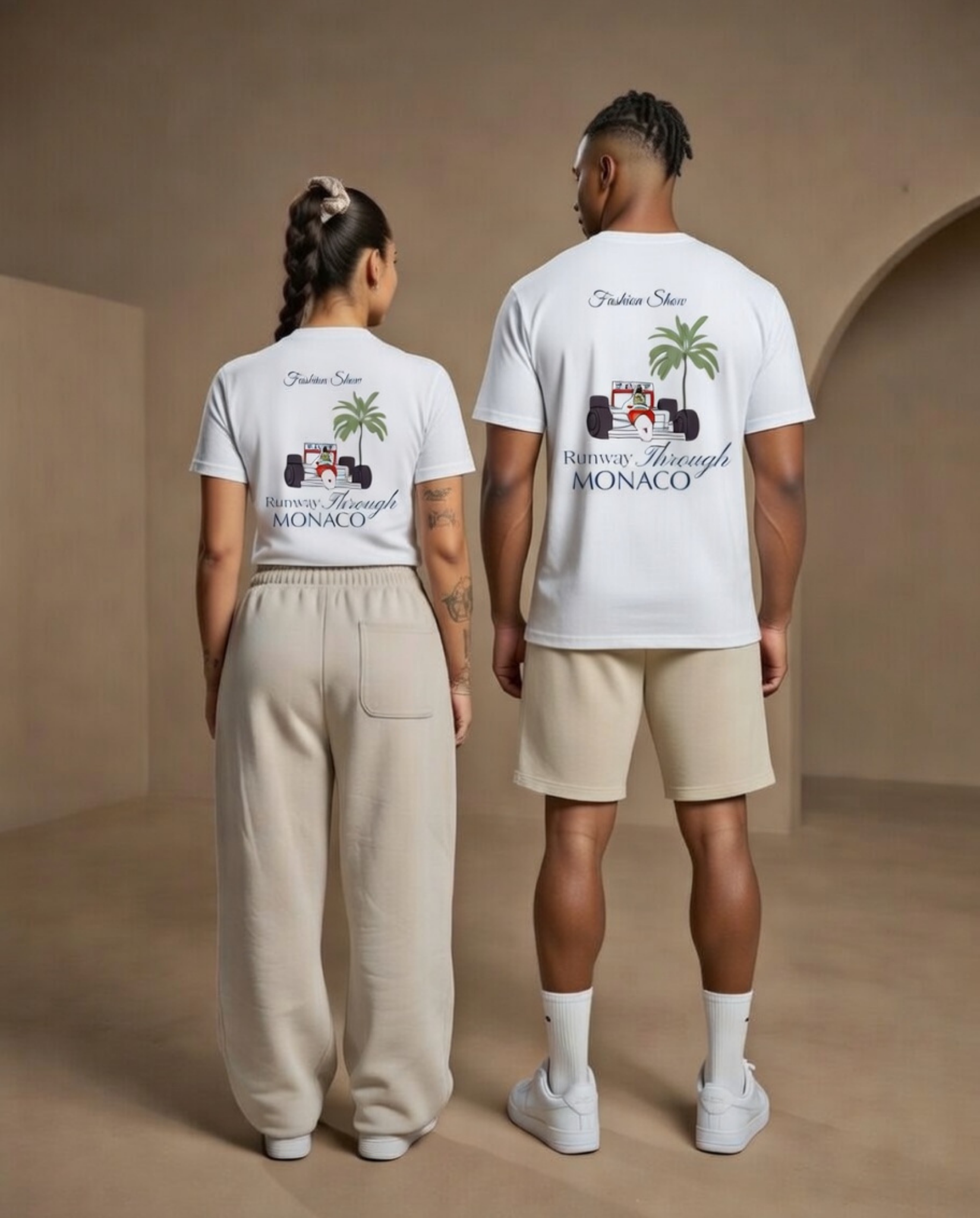 Monaco F1 Unisex Baskılı T-Shirt