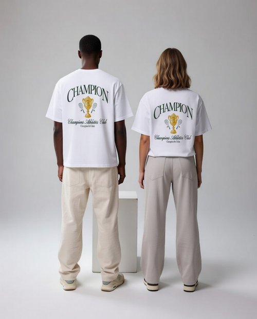 Champion Club 🎾 Unisex Baskılı T-Shirt (Copy)