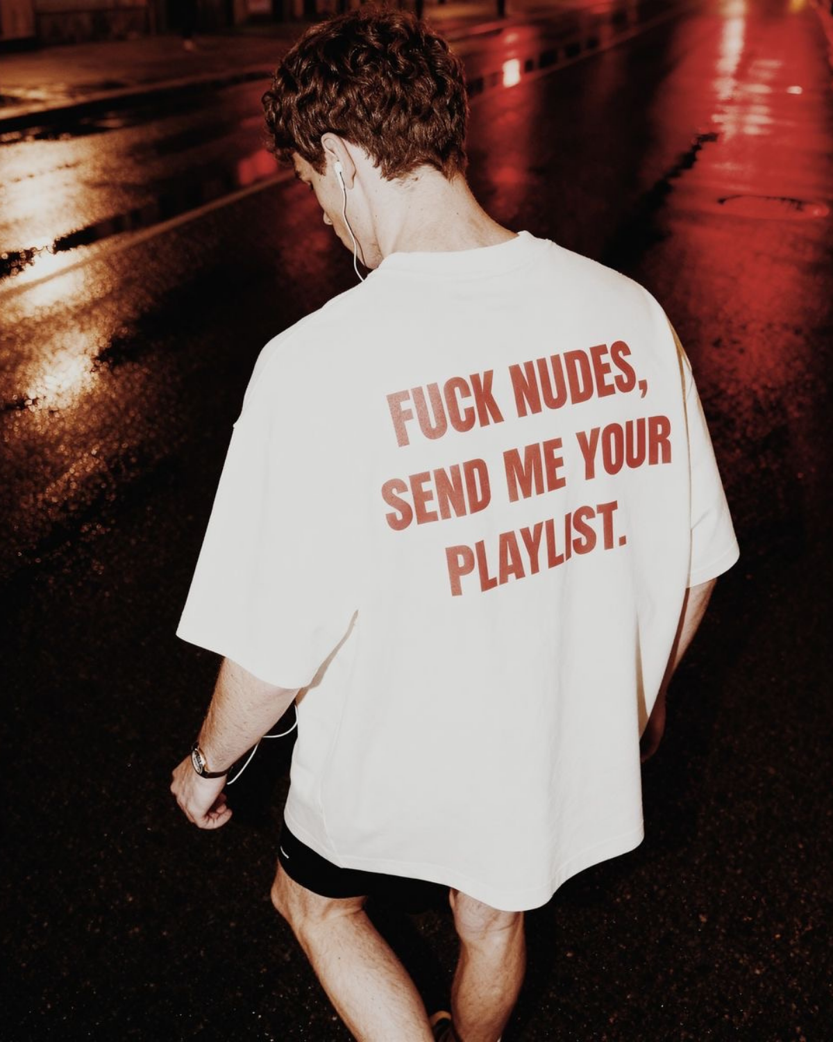 F*ck Nudes, Send Me Your Playlist Unisex T-Shirt