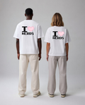 I Love Hot Nerds Unisex Baskılı T-Shirt