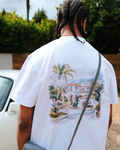 Palm Beach Baskılı Unisex T-Shirt