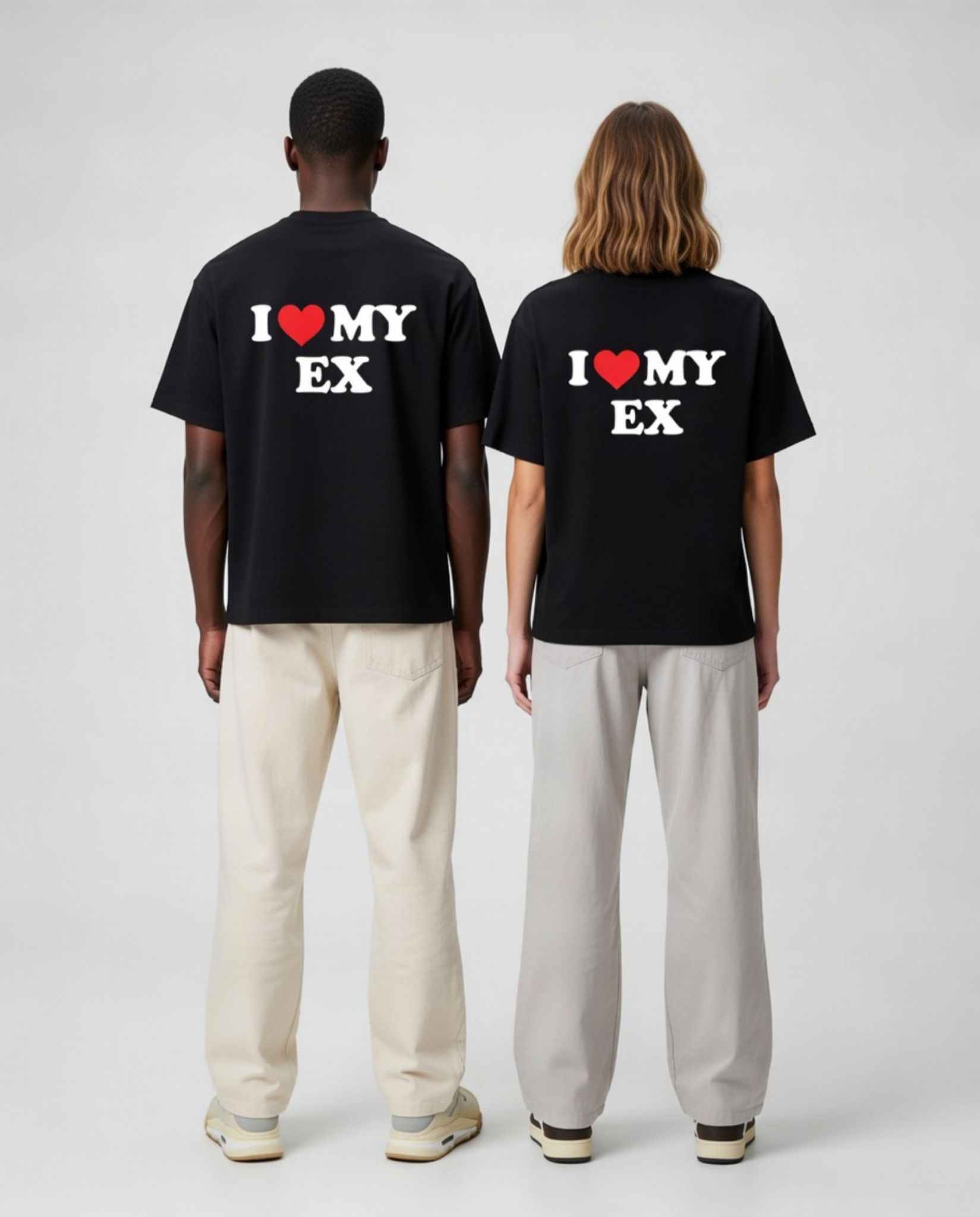 I ❤️ My Ex Unisex Baskılı T-Shirt