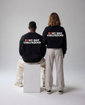 I Love My Hot Girlfriend Unisex Baskılı Sweatshirt