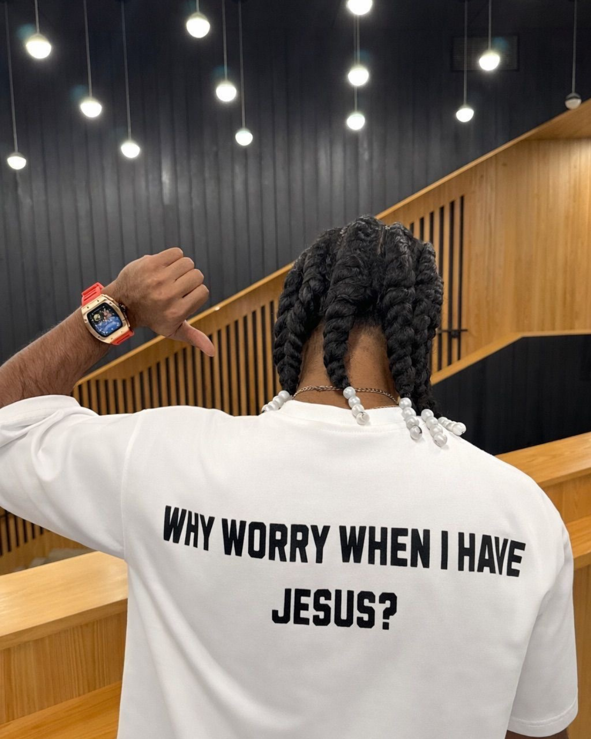 Why worry when i have God Unisex Baskılı T-Shirt