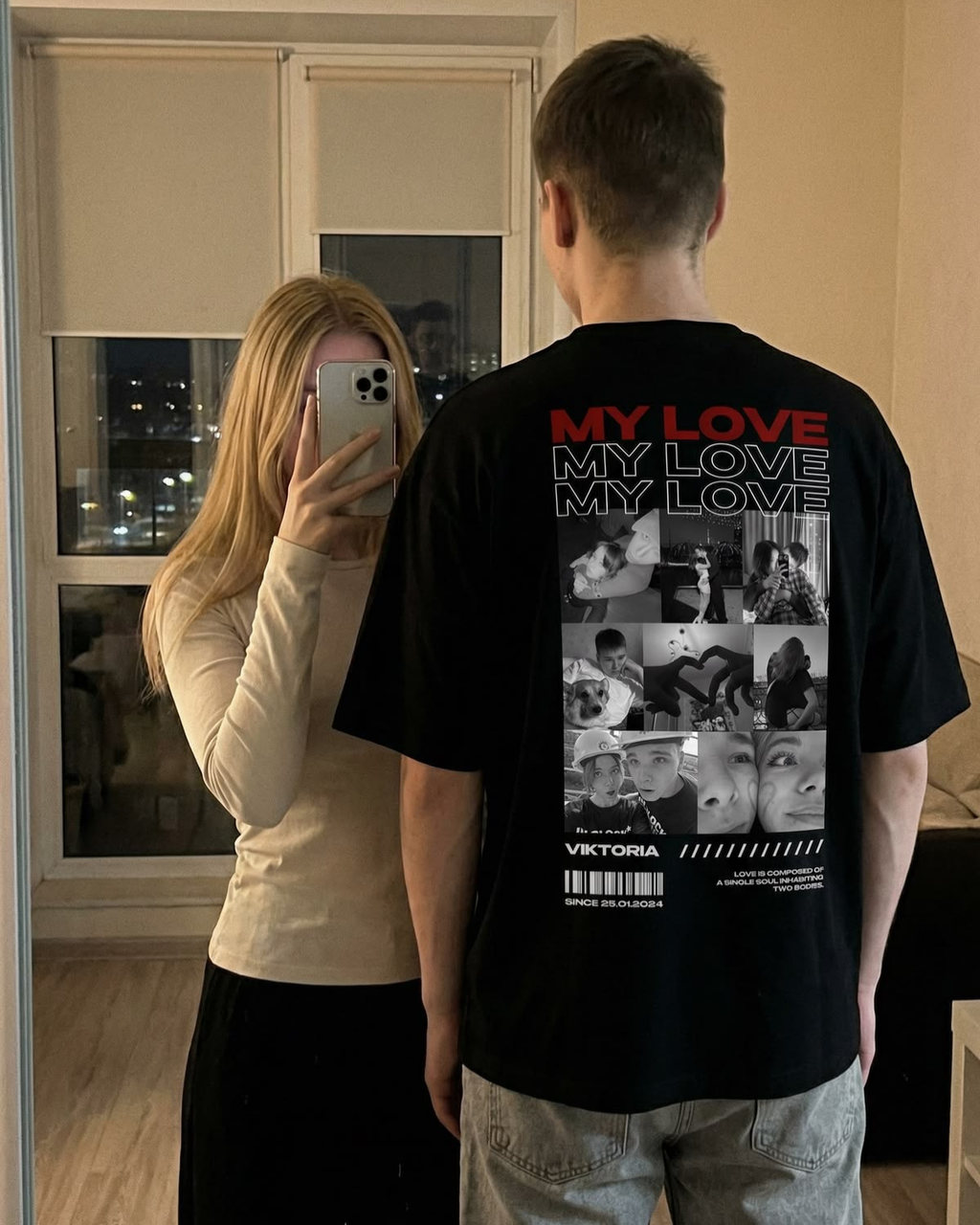 Kişiselleştirilebilir 'Anılar' Baskılı Unisex T-Shirt