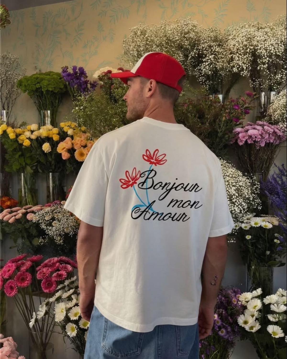 Bonjour mon amour! Unisex T-Shirt