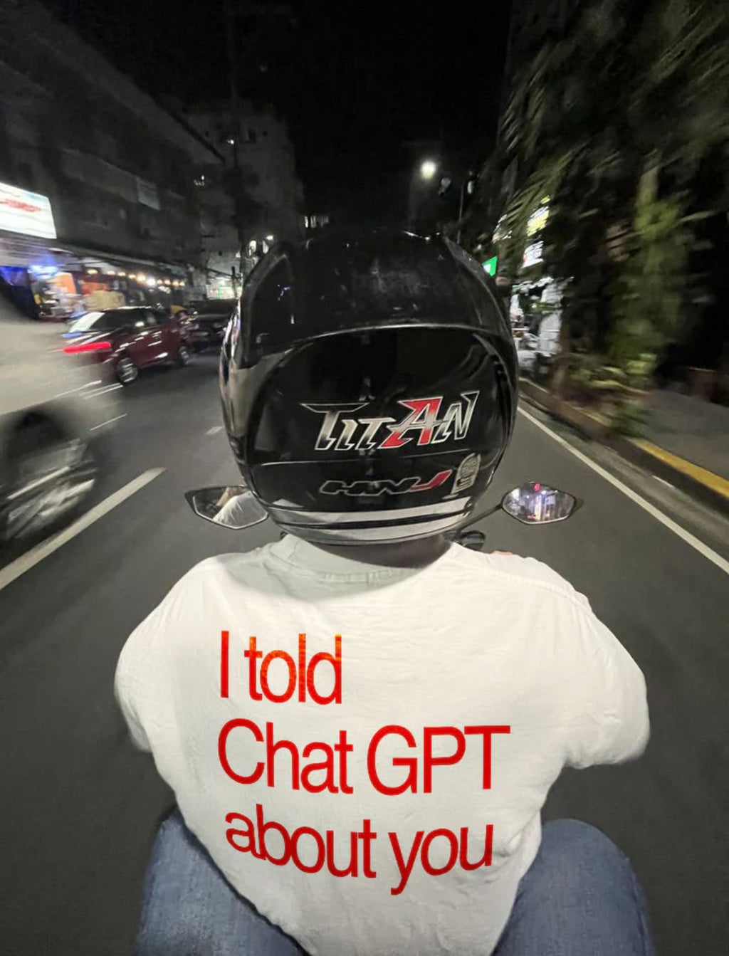 I Told ChatGbt About U Unisex T-Shirt