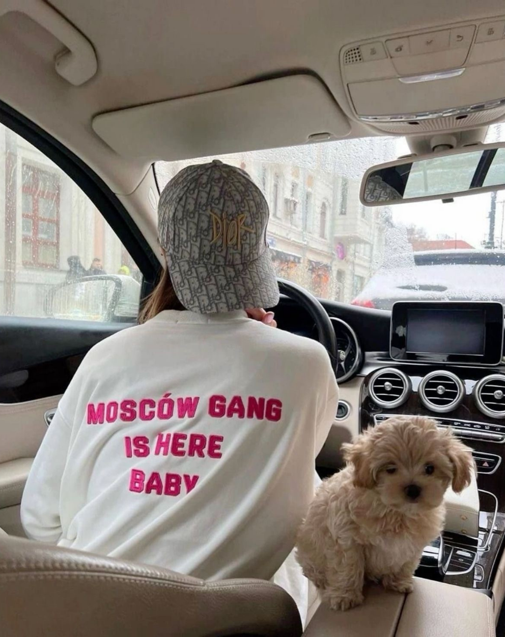 Moscow Gang Unisex Baskılı T-Shirt