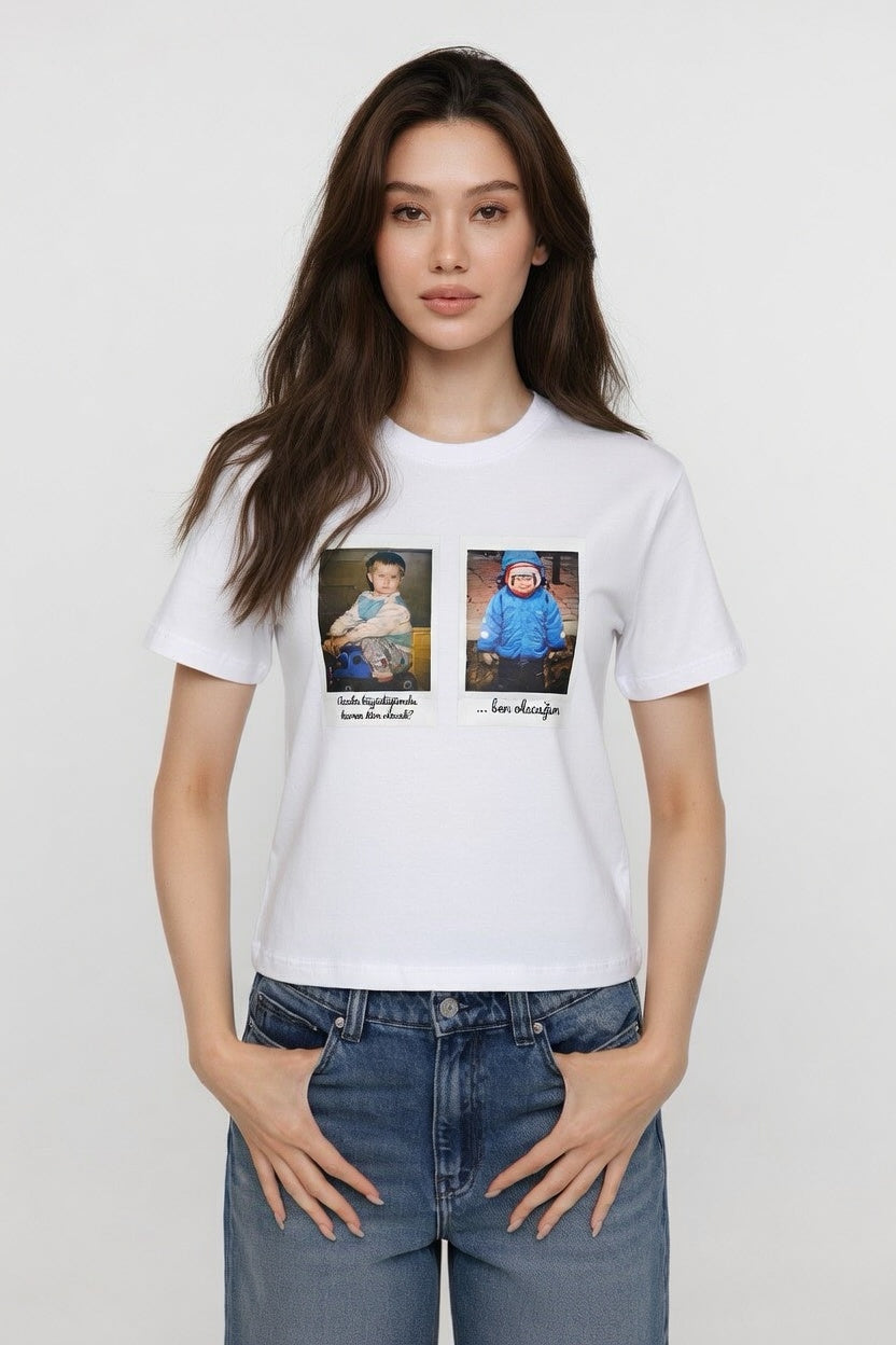 “Gelecekteki Aşkım” Kişiye Özel Baskılı Unisex T-Shirt