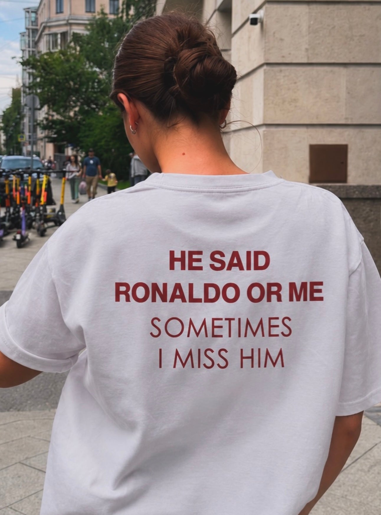 He Said Ronaldo or Me Unisex T-Shirt