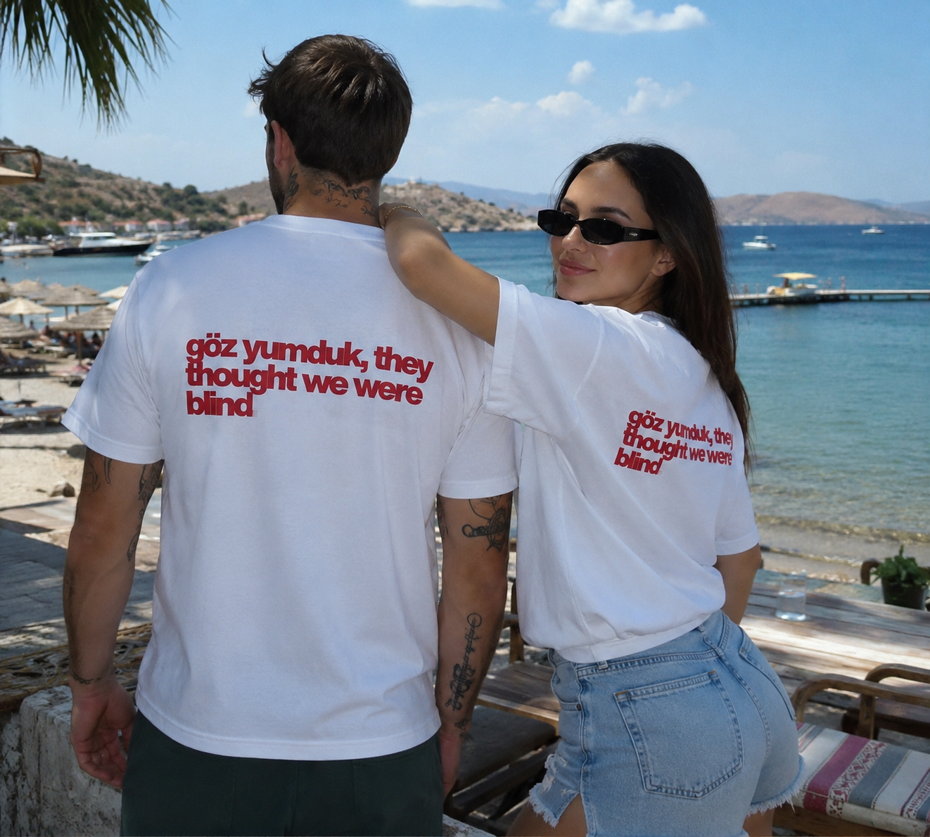 Göz Yumduk, They Though We Blind Unisex T-Shirt 🇹🇷