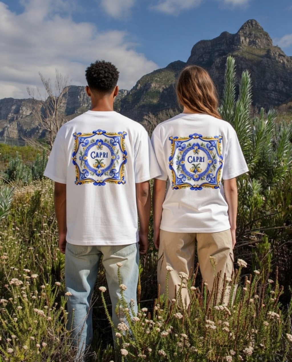 Capri Unisex Baskılı T-Shirt