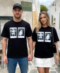 Kişiye Özel Fotoğraflı Seni Seviyorum Unisex T-Shirt