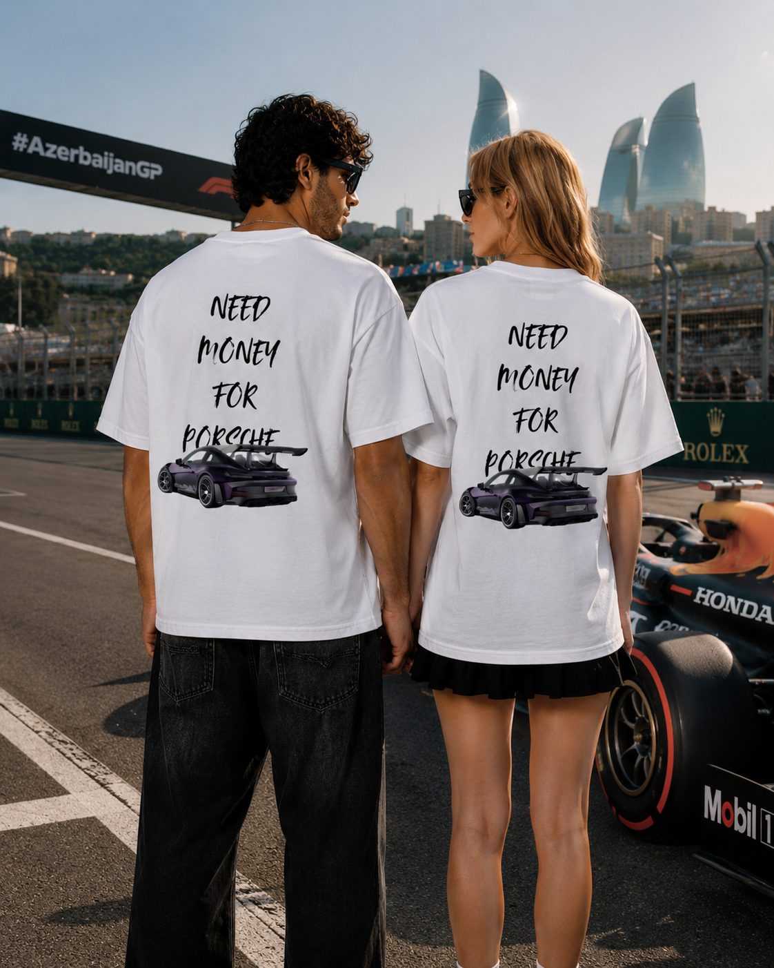 Need Money For Porsche Unisex Baskılı T-Shirt