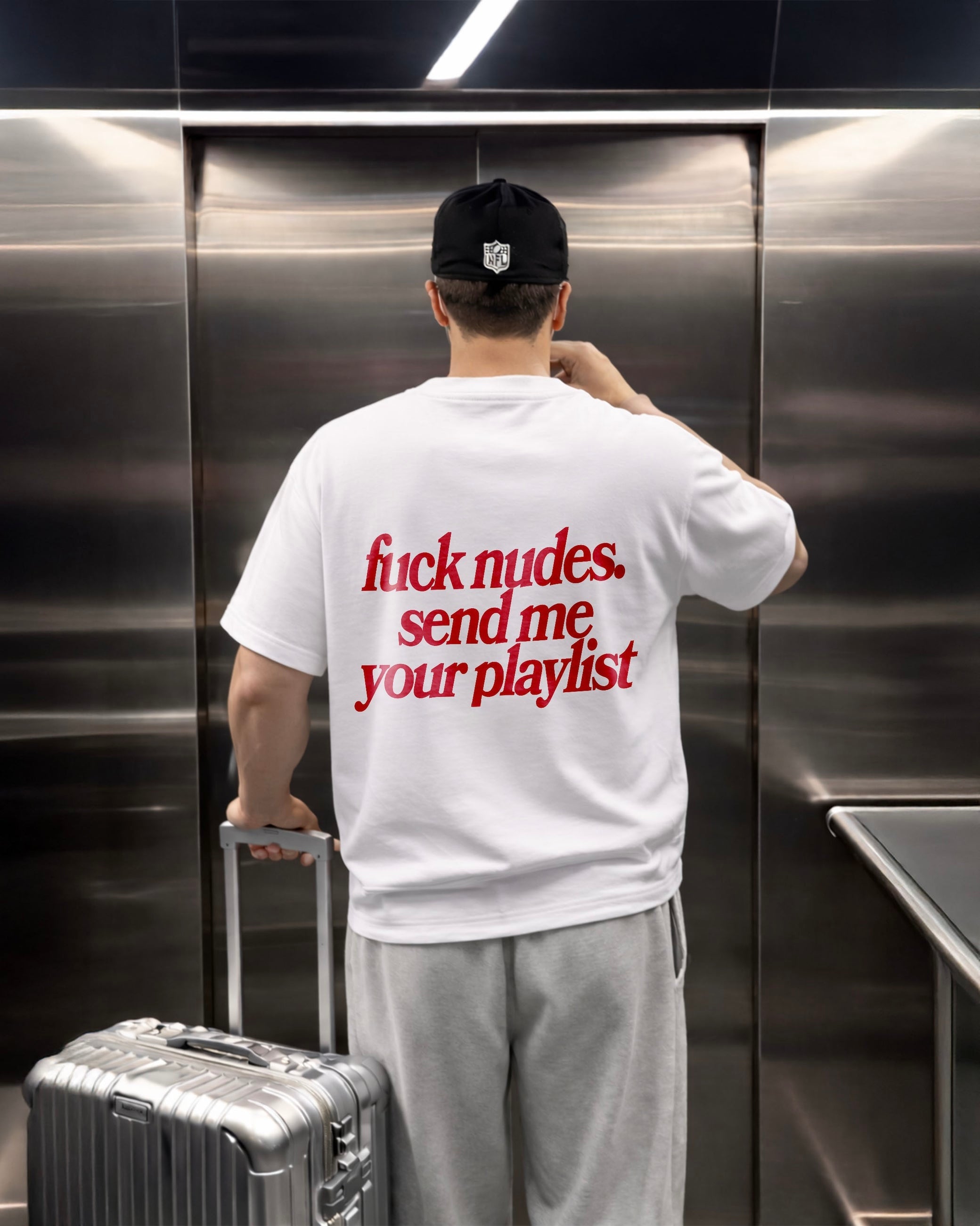 F*ck Nudes, Send Me Your Playlist Unisex T-Shirt