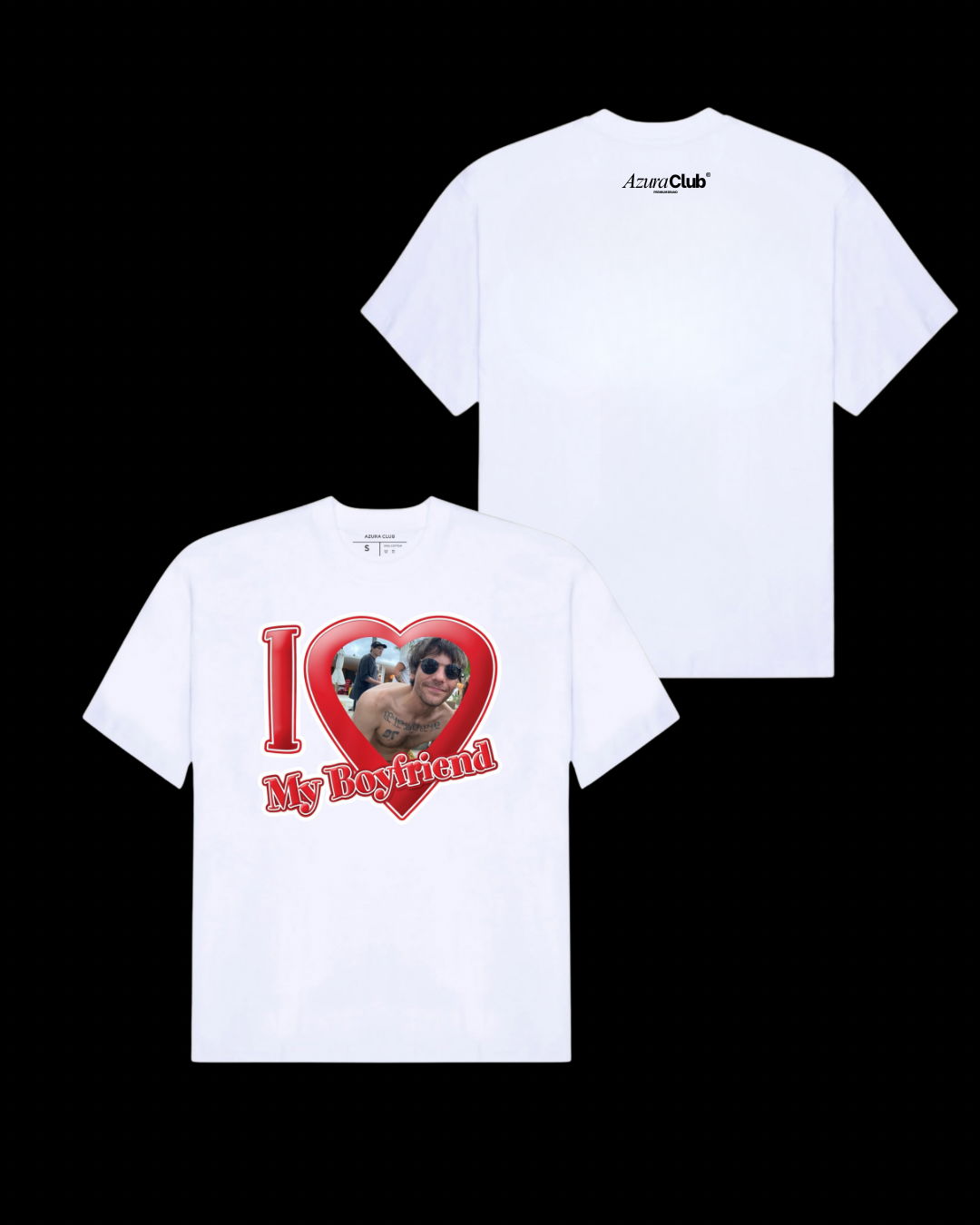 Fotoğraflı I ❤️ My Boyfriend Unisex T-Shirt