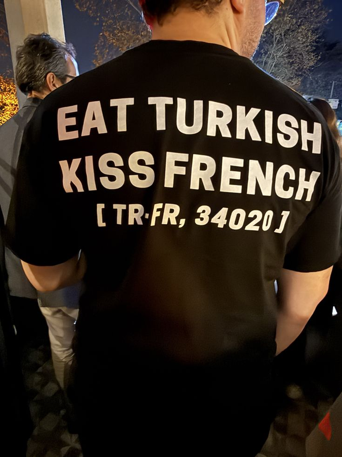 Eat Turkish, Kiss French Unisex T-Shirt