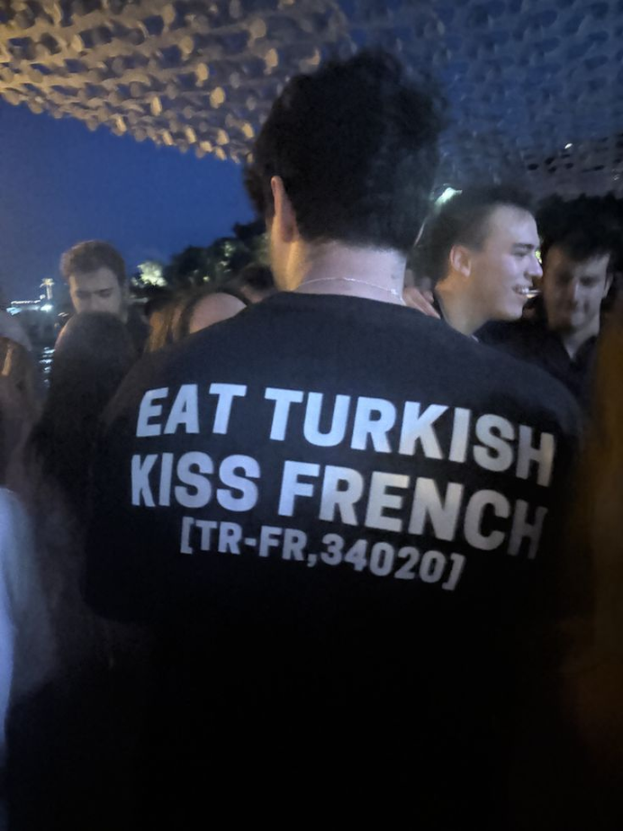 Eat Turkish, Kiss French Unisex T-Shirt