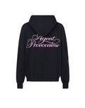 Agent Provocateur Pembe Yazılı Hoodie — Siyah