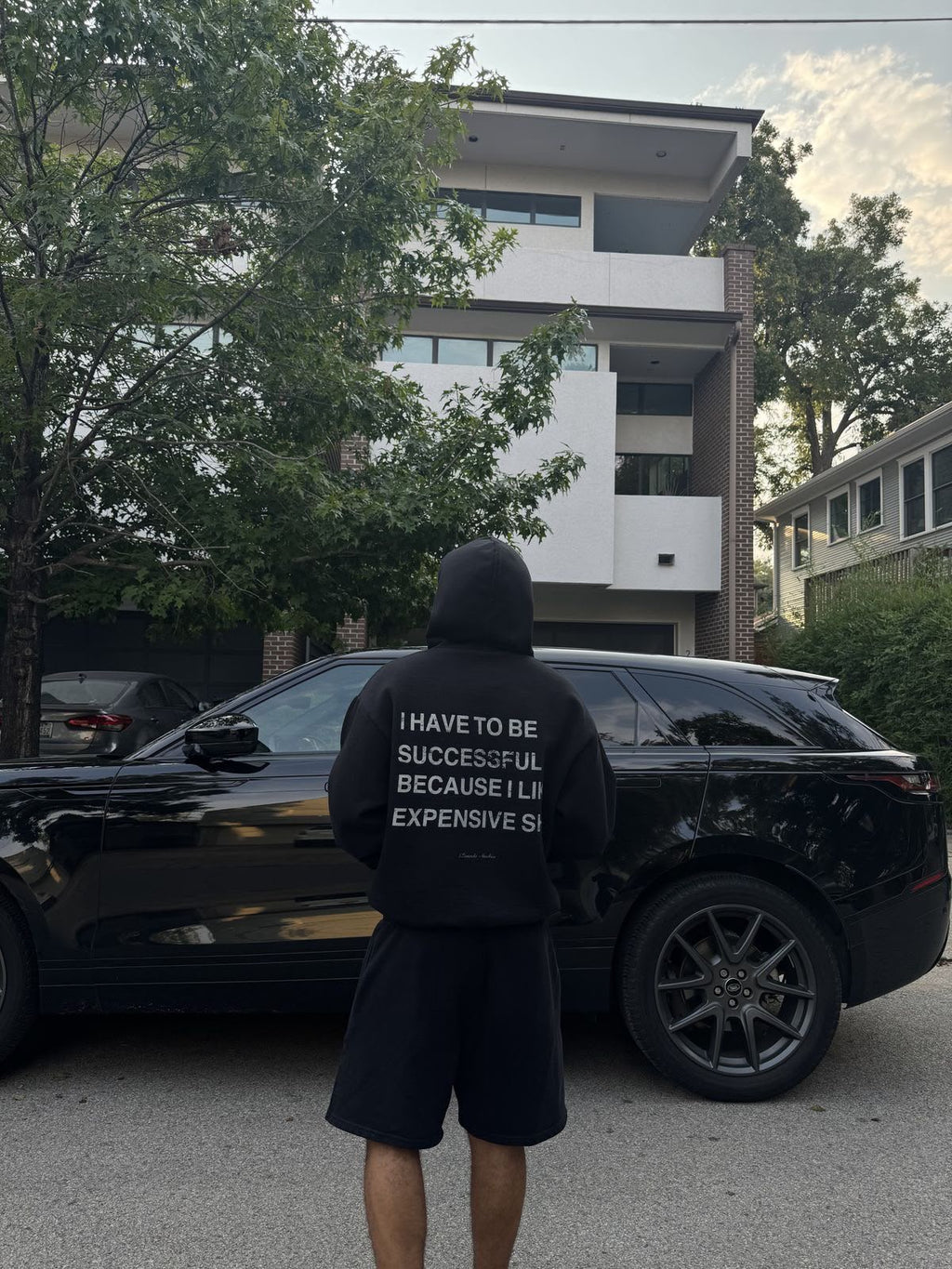 I Have To Be Successful Yazılı Hoodie — Siyah