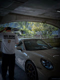 No Risk No Porsche T-Shirt — Beyaz