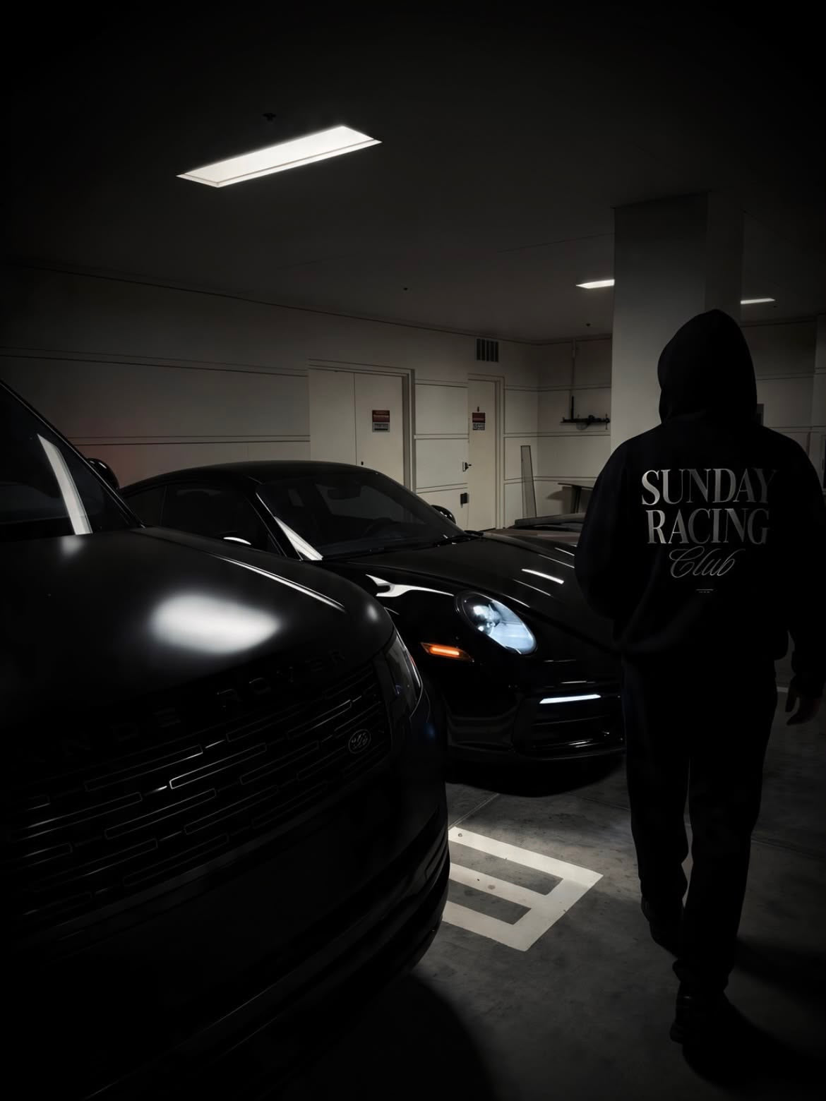 Sunday Racing Club Hoodie — Siyah