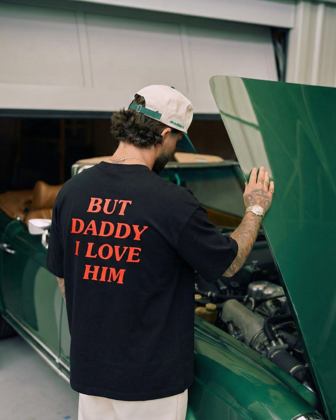 Daddy i love him Unisex Baskılı T-Shirt