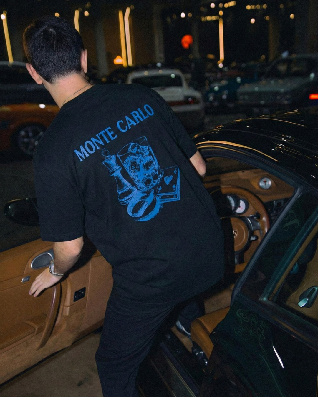 Monte Carlo Unisex Baskılı T-Shirt